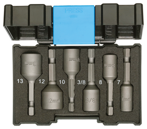 Gedore 2993244 Bit Box Nut Setter 6 pieces 666-006