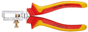 Gedore 1552074 VDE Stripping pliers with VDE insulating sleeves 160 mm VDE 8098-160 H