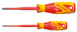 Gedore 2928736 VDE Screwdriver set SLIM DRIVE, 2 pcs VDE 2162-2172 PH-02