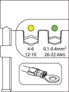 Gedore 1830554 Module insert for insulated terminals 0.1-0.4/4-6 8140-01