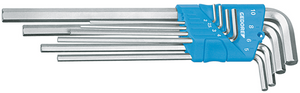 Gedore 1543555 Hexagon Allen key set long, in holder 8 pcs AF H 42 EL-88 A