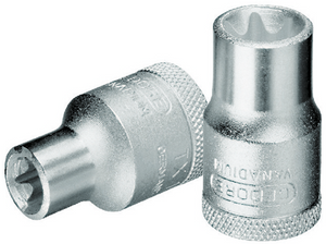 Gedore 6147340 Socket 1/2" TORX E12 TX 19 E12