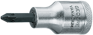 Gedore 6156680 Screwdriver bit socket 1/2" PZ 2 IKS 19 PZD 2