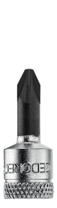 Gedore 6187210 Screwdriver bit socket 1/4" PZ 2 IKS 20 PZD 2