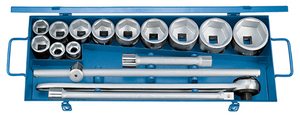 Gedore 6281150 Socket set 3/4" 16 pcs hex 22-60 mm 32 FMU-2