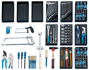 Gedore 6612790 Universal tool assortment 100 pcs S 1400 G