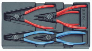 Gedore 1402196 Circlip pliers in 1/3 ES tool module 1500 ES-8000