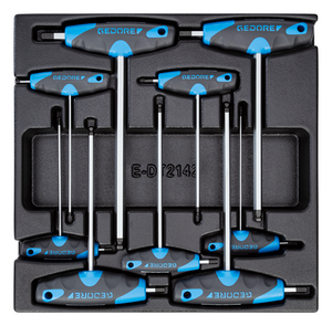 Gedore 1543474 Hexagon socket key set in 2/3 ES tool module 1500 ES-DT 2142