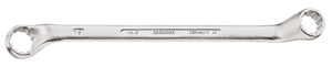 Gedore 6017480 Double ended ring spanner offset 17x19 mm 2 17x19