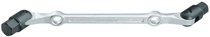 Gedore 6302330 Swivel head wrench double ended 5x6 mm IN 34 5x6