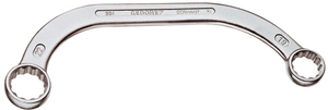 Gedore 6470390 Half-moon ring spanner 14x17 mm 304 14x17