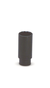 Wright Tool 34632 1/2" Drive 12 Point Deep Black Industrial Socket - 1"