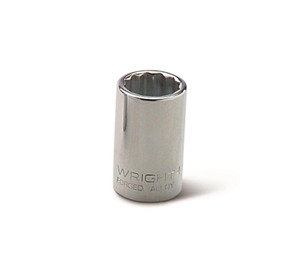 Wright Tool 41-15MM 1/2" Drive 12 Point Standard Metric Socket - 15mm