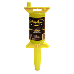 U.S. Tape  25150  Yellow  STRINGLINER PRO REELS  250ft.(1/4lb.)BRAIDED