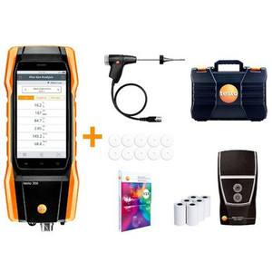 Testo 0564 3004 96 testo 300 Pro Commercial / Industrial Combustion Analyzer Kit with printer (O2, CO, NO installed)