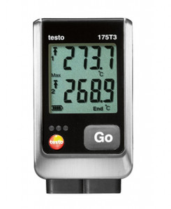 Testo 0572 1753 testo 175 T3 2-channel thermocouple temperature data logger with external thermocouple connections