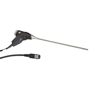 Testo 0600 9741 12" flue gas probe with 5' hose, 932°F