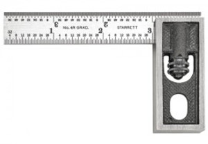            Starrett 13A Inch Reading Double Square, 4", imperial
