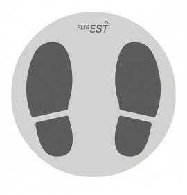 FLIR T131179 Floor Sticker, Queue Markers (5 Pcs)