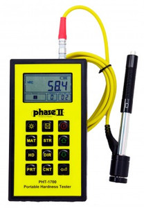 Phase II PHT-1700C Hardness Tester w/D impact Device w/Certified Test Block