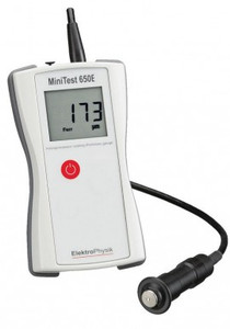 ElektroPhysik 80-124-1401 MiniTest 650E-F Digital Coating Thickness Gauge, ferrous-only probe