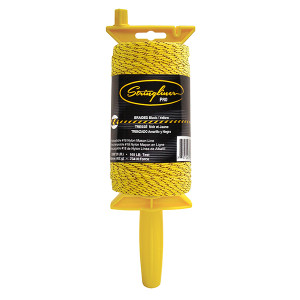 U.S. Tape  25792  Black / Yellow-Bonded   STRINGLINER PRO REELS  1000 ft. (1 lb.)  BRAIDED