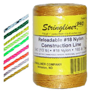 U.S. Tape  11712  Fluorescent Yellow  ORIGINAL STRINGLINER  500 ft. TWISTED
