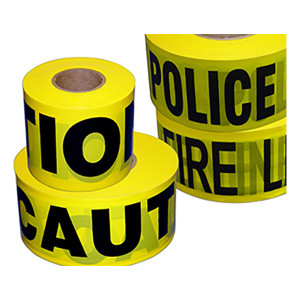 U.S. Tape  16930  Caution Tape, 300  2 mil  BARRICADE TAPE and DISPENSERS