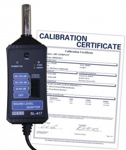 REED Instruments SL-417-NIST SOUND LEVEL ADAPTER FOR SD-9300 W/NIST CERT