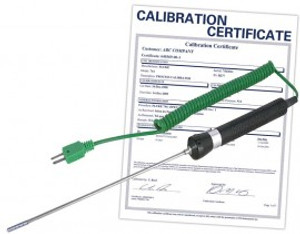 REED Instruments R2500-NIST PROBE, TYPE K, AIR/GAS, MAX 1652¬¨Ã Ã»F, 900¬¨Ã Ã»C, GREEN W/NIST CERT