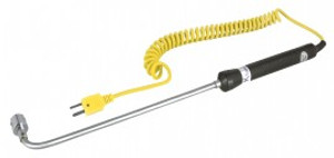 REED Instruments R2930 PROBE, TYPE K, SURFACE, 90 DEGREE ANGLE, MAX 932¬¨Ã Ã»F, 500¬¨Ã Ã»C, YELLOW