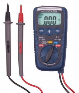 REED Instruments ST-118 POCKET MULTIMETER/VOLTAGE DETECTOR, 600V AC/DC