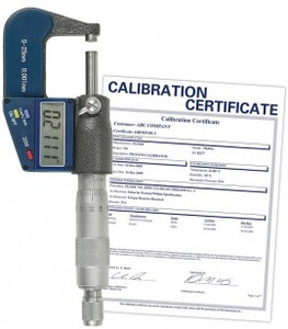 REED Instruments DC-516-NIST MICROMETER, DIGITAL, 1¬¨Ã/25MM W/NIST CERT