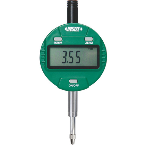 Insize 2112-101E Electronic Indicator, .5"/12.7Mm, Resolution .00005"/0.001Mm