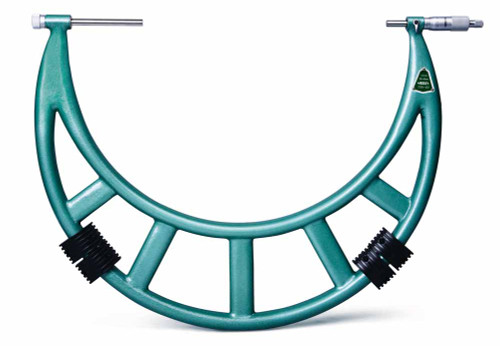 Insize 3206-32 Outside Micrometer With Interchangeable Anvils, 28-32", Graduation .001"