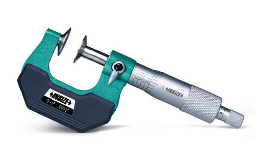 Insize 3282-3 Disk Micrometer, 2-3", Graduation .0001"