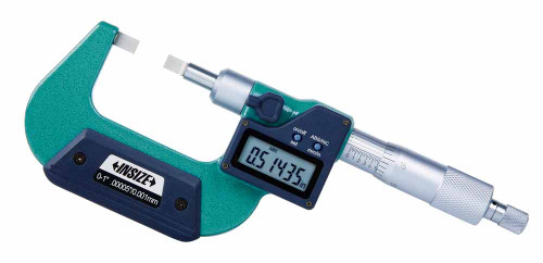 Insize 3532-75E Electronic Blade Micrometer, 2-3"/50-75Mm