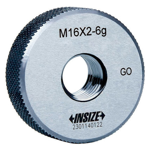 Insize 4120-11 Metric Thread Ring Gage, Go, M11X1.5