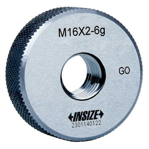 Insize 4120-14 Metric Thread Ring Gage, Go, M14X2