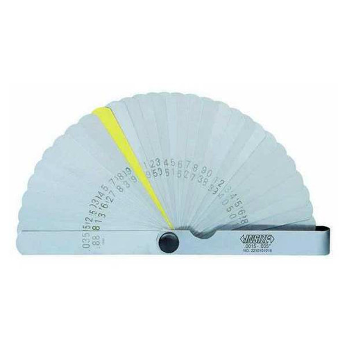 Insize 4608-31 Feeler Gage, .0015"-.035"