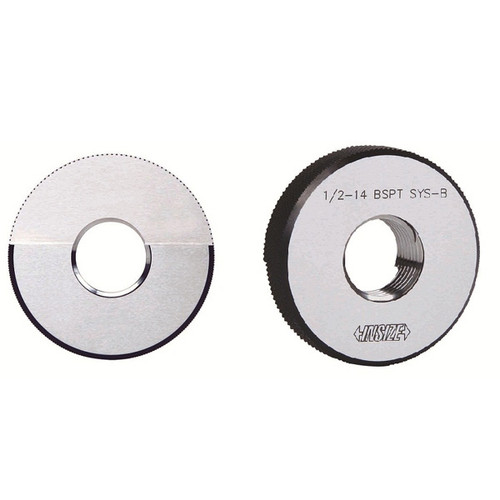 Insize 4636-3C19 Bspt Taper Thread Ring Gage3/8 - 19 Bspt