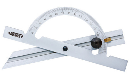 Insize 4797-250 Protractor, 9.8X19.7", 10-170