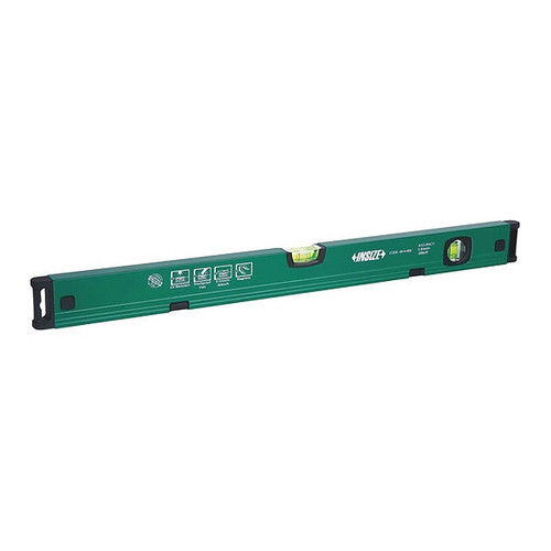 Insize 4914-600 Aluminum Levels, 24", Accuracy .006In/Ft (0.5Mm/M)