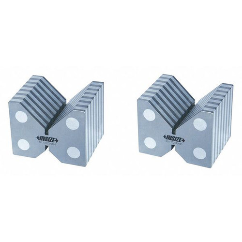 Insize 6899-1 Magnetic Induction V-Block Set, 2.0X2.4X1.9", Pair