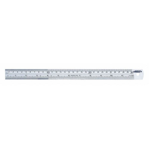 Insize 7110-3001 Steel Rule, 300Mm/12"