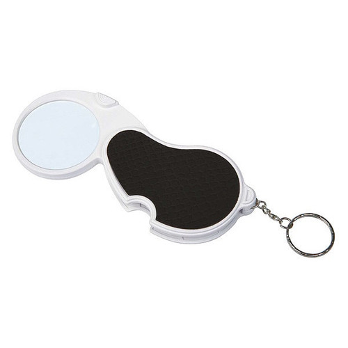 Insize 7514-1 Folding Magnifier With Illumination, Magnification 2.5X