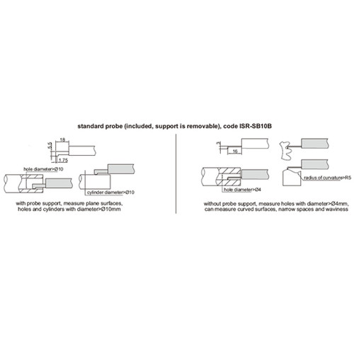 Insize Isr-Sb10B Standard Probe (Included)