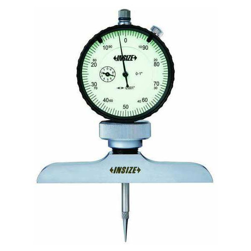 Insize 2341-2E1 Dial Depth Gage, 0-12", Dial Indicator Graduation .001"