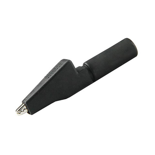 Cal Test CT3761-0 Med. Alligator Clip w/4mm B-Plug Jack, Black