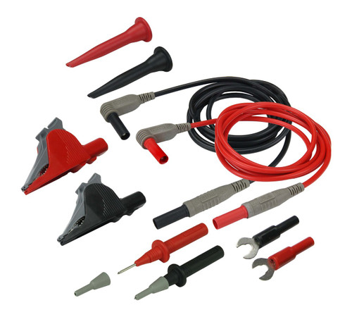 Cal Test CT3977-150 Probe Body Fixed Tip w/Hooks & Leads - 150cm B/R Pair